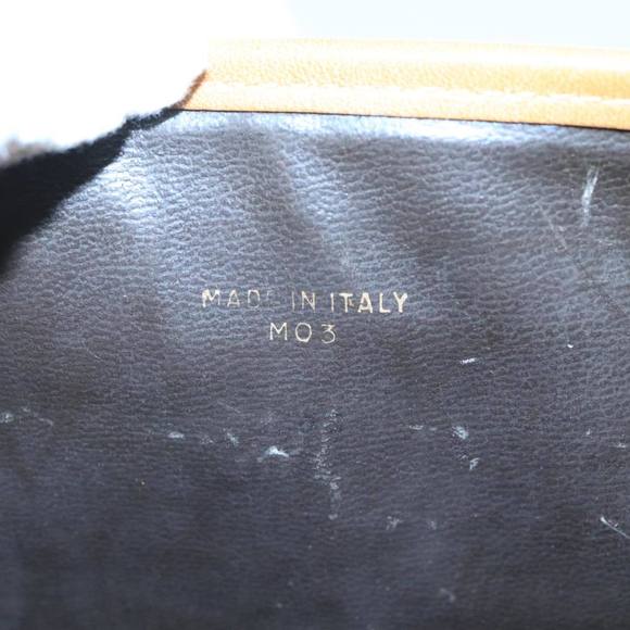 CELINE Macadam Canvas Clutch Bag Beige Gold Auth bs19498 - Picture 12 of 16